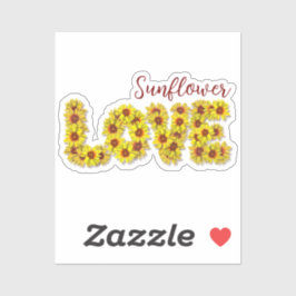 Adesivo Sunflower Love Vinyl Sticker