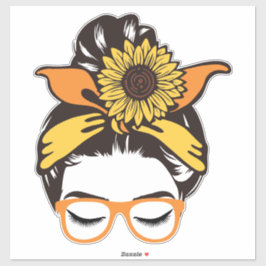 Adesivo Sunflower Top Knot
