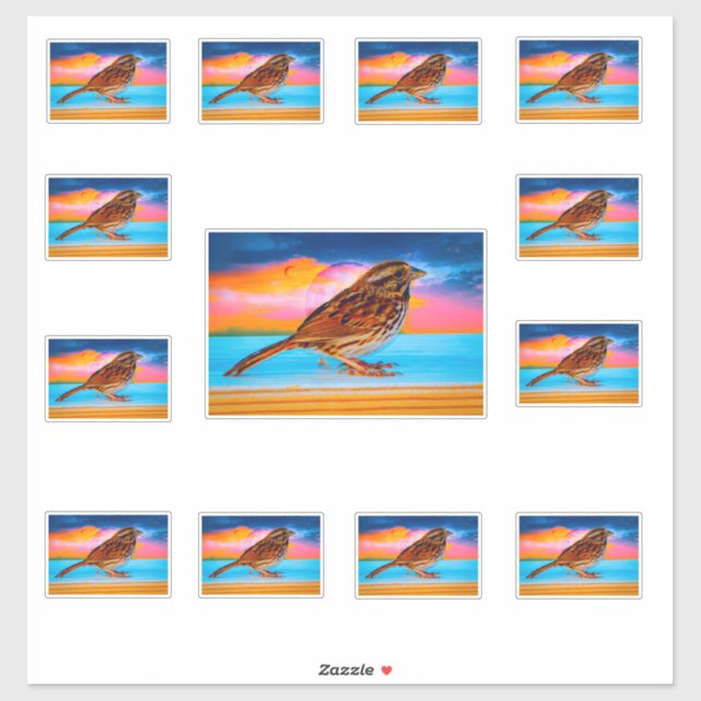 Adesivo Sunset Melody (Folha)