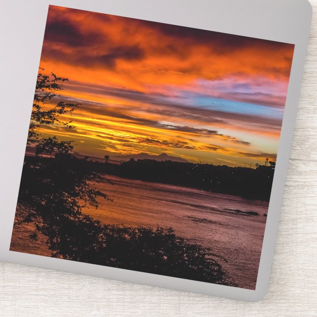 Adesivo Sunset na Praia, Cabo Verde (Detalhe)