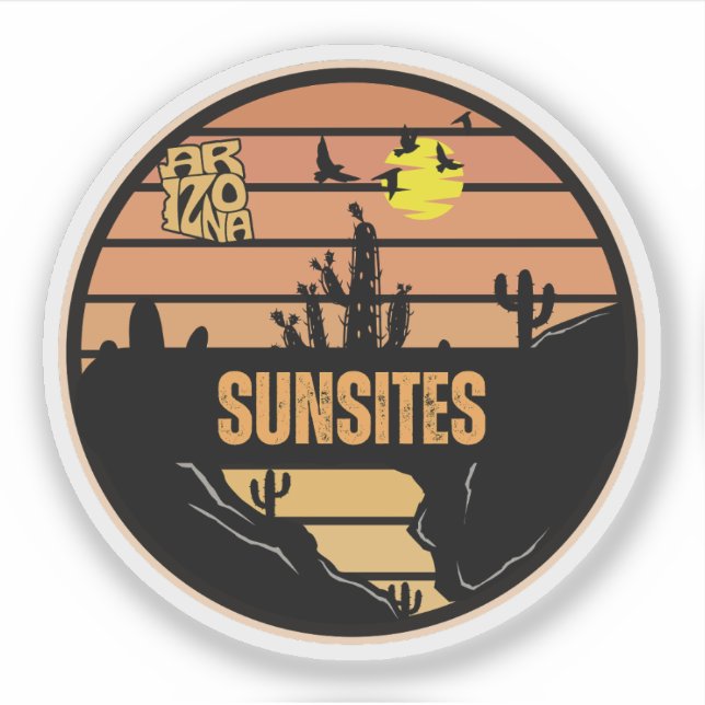 Adesivo Sunsites, Arizona (Frente)