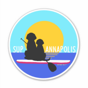 Adesivo SuP Annapolis Cães vinil Sticker