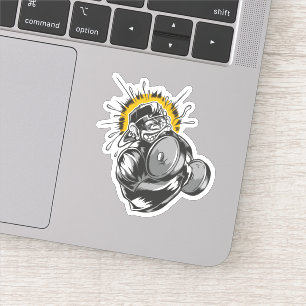 Adesivo Super Macaco Gym