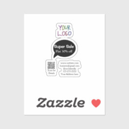 Adesivo super sale business discount scan QR code details 