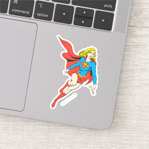 Adesivo Supergirl em Movimento