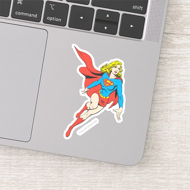 Adesivo Supergirl em Movimento (Detalhe)