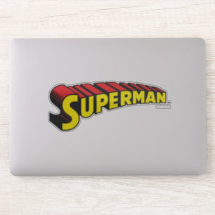 Adesivo Superman   Logotipo vermelho amarelo