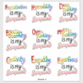 Adesivo Superpoderes Neurodivergentes