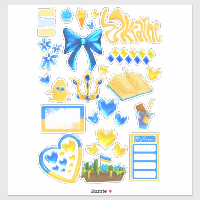 Adesivo Suportar vinilos de corte personalizado na Ucrânia (Folha)