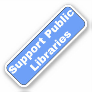 Adesivo Suporte a bibliotecas públicas
