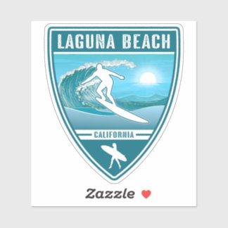 Adesivo Surf Laguna Beach California