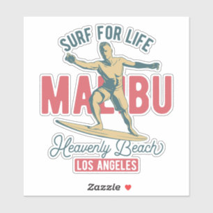Adesivo surf para a vida