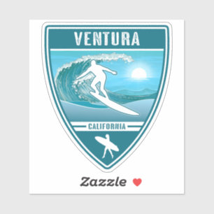 Adesivo Surf Ventura California
