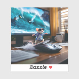 Adesivo Surfar no Mouse!