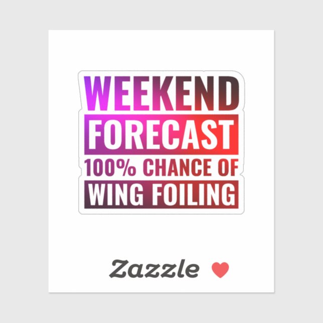 Adesivo Surfe movida a Wingfoiling Foilboard (Folha)