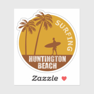 Adesivo Surfing Huntington Beach Sticker