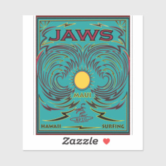 ADESIVO SURFING JAWS MAUI HAWAII