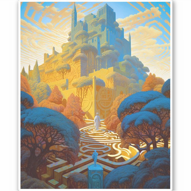 Adesivo Surreal Maze City (Frente)