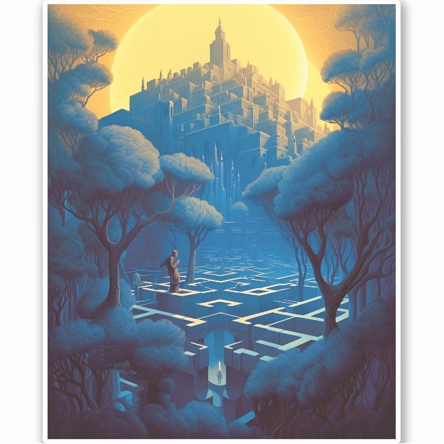 Adesivo Surreal Maze City (Frente)