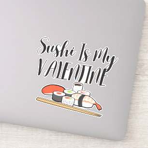 Adesivo Sushi é meu Namorados, sushi