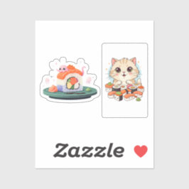 Adesivo sushi kawai stickers