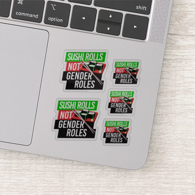 Adesivo Sushi não cumpre papéis de gênero (Detalhe)