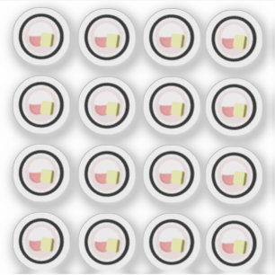 Adesivo Sushi Roll Cream