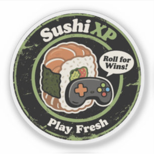 Adesivo Sushi XP Play Fresh Gamer Food Fusion