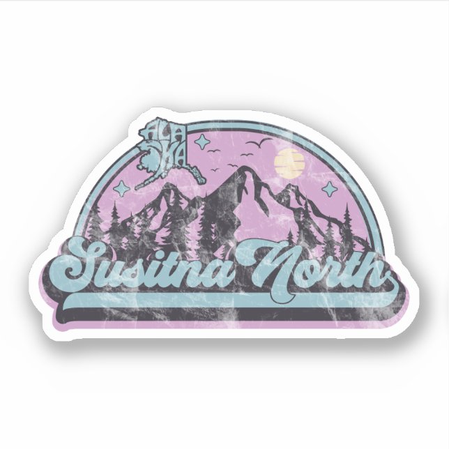 Adesivo Susitna North, Alasca (Frente)