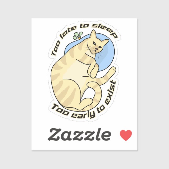 Adesivo Suspender Felino Privado | (Folha)