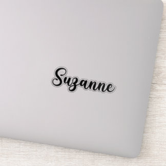 Adesivo Suzanne Name - Caligrafia manuscrita