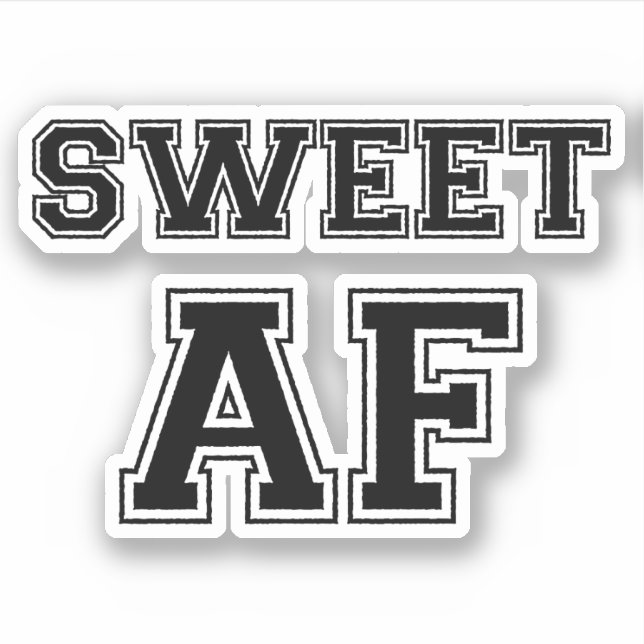 ADESIVO SWEET AF (Frente)