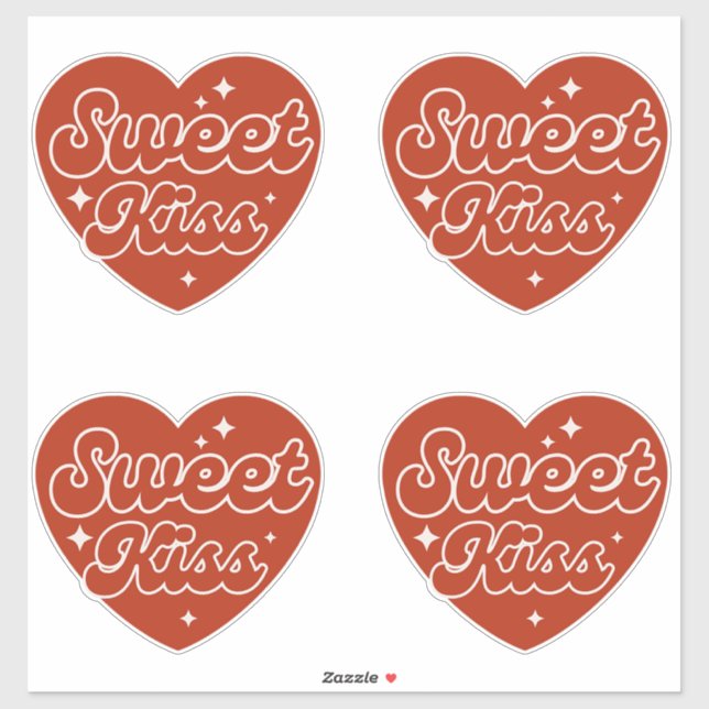 Adesivo Sweet Kiss Sticker (Folha)