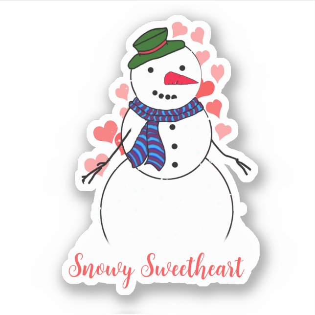 Adesivo Sweet Little Snowman (Frente)