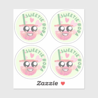 Adesivo Sweety Boba- Pack de 4