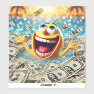 Adesivo swimming in money