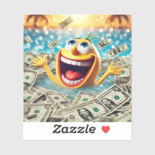 Adesivo swimming in money