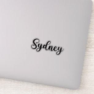 Adesivo Sydney Name - Caligrafia manuscrita