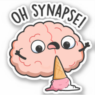 Adesivo Synapse Funny Brain Pun