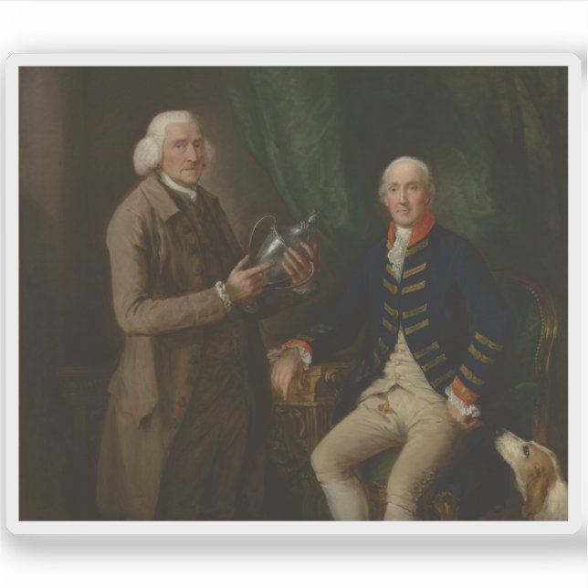 Adesivo T. Gainsborough - Retrato de William Anne Hollis (Frente)