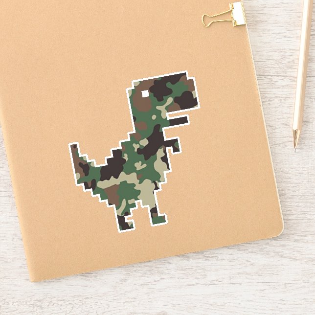 Adesivo T-Rex Camo Cromado (Notebook)
