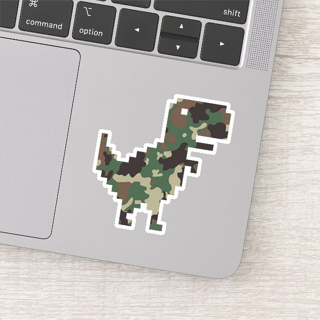 Adesivo T-Rex Camo Cromado (Detalhe)