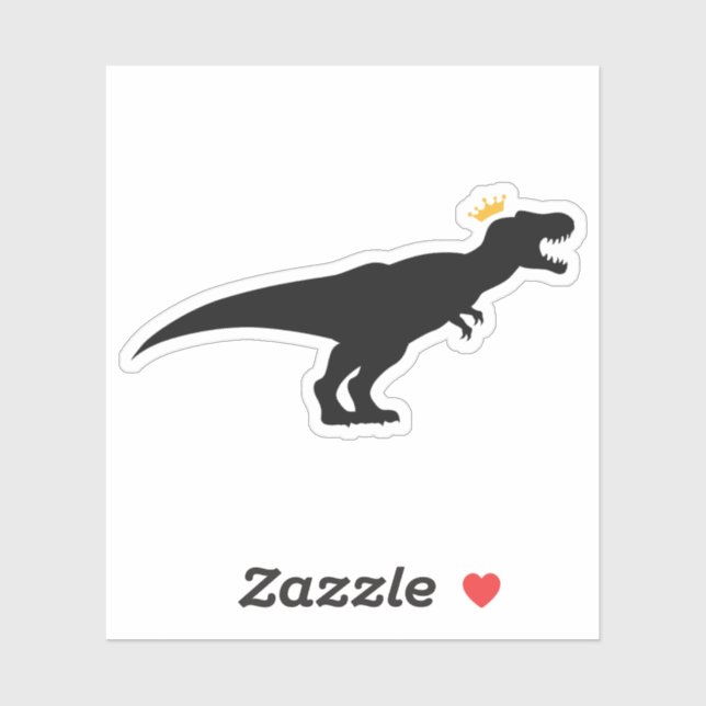 Adesivo T-Rex King (Folha)
