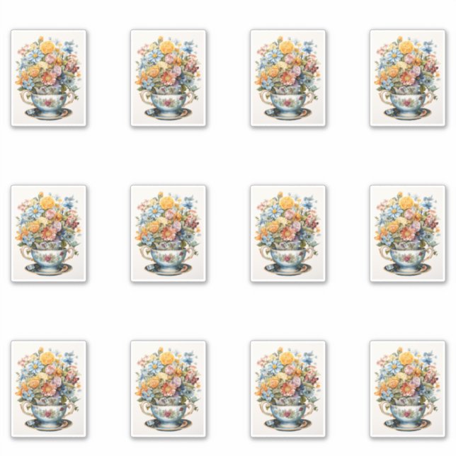 Adesivo Taça das Flores 13 (Frente)