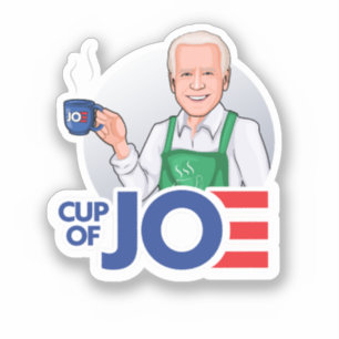 Adesivo Taça de Joe Biden