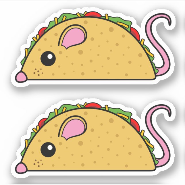 Adesivo Taco Rat vinil Stickers (Frente)