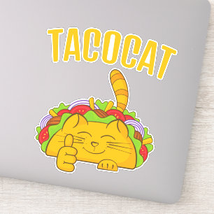 Adesivo Tacocat Gatos Fofos Tacos