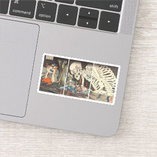 Adesivo Takiyasha a bruxa e o espectro de esqueleto