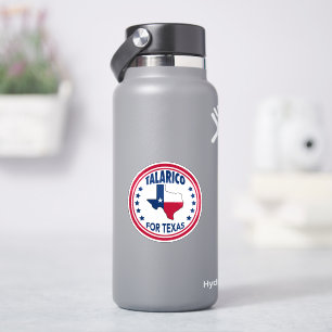 Adesivo Talarico para Laptop Texas Vermelho Branco Azul