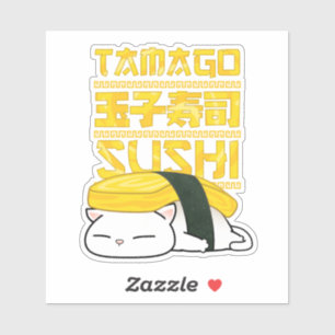 Adesivo Tamago Sushi Cat